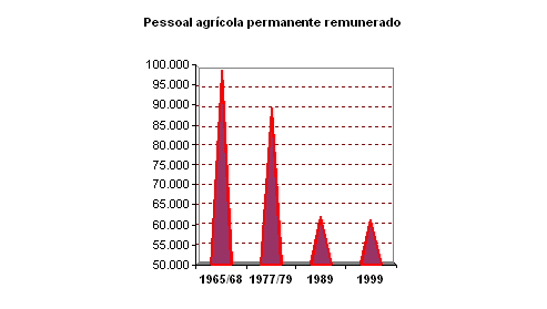 Pessoal agrícola permanente remunerado