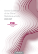 General Guidelines of Official Statistical Activity 2023-2027