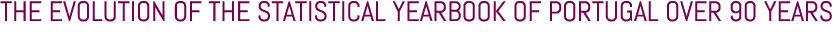 The Evolution of the Statistical Yearbook of Portugal Over 90 Years