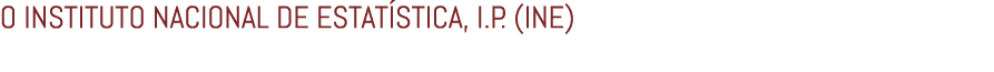 O INSTITUTO NACIONAL DE ESTAT STICA, I.P. (INE)