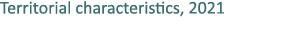 Territorial characteristics, 2021