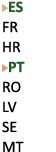 ￼ES FR HR ￼PT RO LV SE MT 