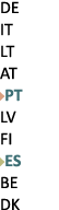 DE IT LT AT ￼PT LV FI ￼ES BE DK 