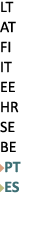 LT AT FI IT EE HR SE BE ￼PT ￼ES 
