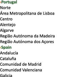 ￼Portugal Norte rea Metropolitana de Lisboa Centro Alentejo Algarve Regi o Aut noma da Madeira Regi o Aut noma dos A...