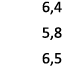 6,4 5,8 6,5