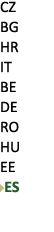 CZ BG HR IT BE DE RO HU EE ￼ES 