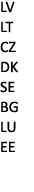 LV LT CZ DK SE BG LU EE 