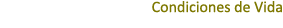 Condiciones de Vida 