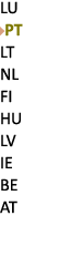 LU ￼PT LT NL FI HU LV IE BE AT 