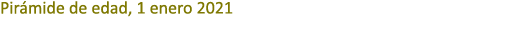 Pir mide de edad, 1 enero 2021