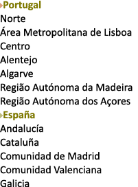 ￼Portugal Norte rea Metropolitana de Lisboa Centro Alentejo Algarve Regi o Aut noma da Madeira Regi o Aut noma dos A...