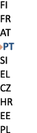 FI FR AT ￼PT SI EL CZ HR EE PL 