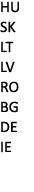 HU SK LT LV RO BG DE IE 