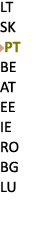LT SK ￼PT BE AT EE IE RO BG LU 