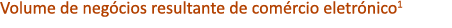 Volume de neg cios resultante de com rcio eletr nico1