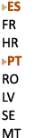 ￼ES FR HR ￼PT RO LV SE MT 