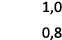 1,0 0,8