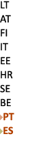 LT AT FI IT EE HR SE BE ￼PT ￼ES 