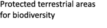 Protected terrestrial areas for biodiversity
