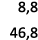 8,8 46,8