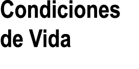 Condiciones de Vida 
