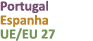Portugal Espanha UE/EU 27