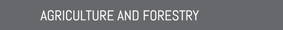 AGRICULTURE AND FORESTRY