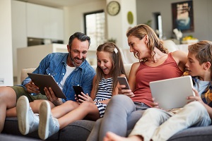 90.6% of households with internet access at home - 2024