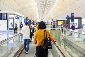 Movement of passengers at national airports above the pre-pandemic levels - February 2023