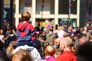 Positive net migration for the third consecutive year and greater than the previous year