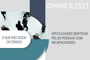 O que nos dizem os Censos sobre as dificuldades sentidas pelas pessoas com incapacidade