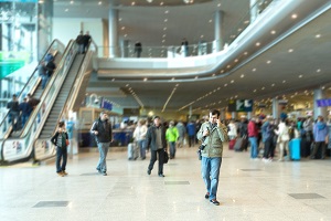 Movement of passengers at national airports has accelerated again
