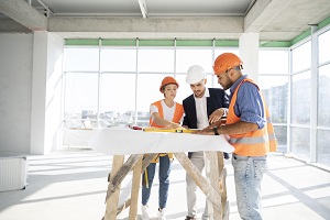 Building permits and works completed recorded increases in dwellings and reductions in buildings