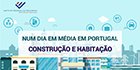 Num dia em Média em Portugal: Construção e Habitação
