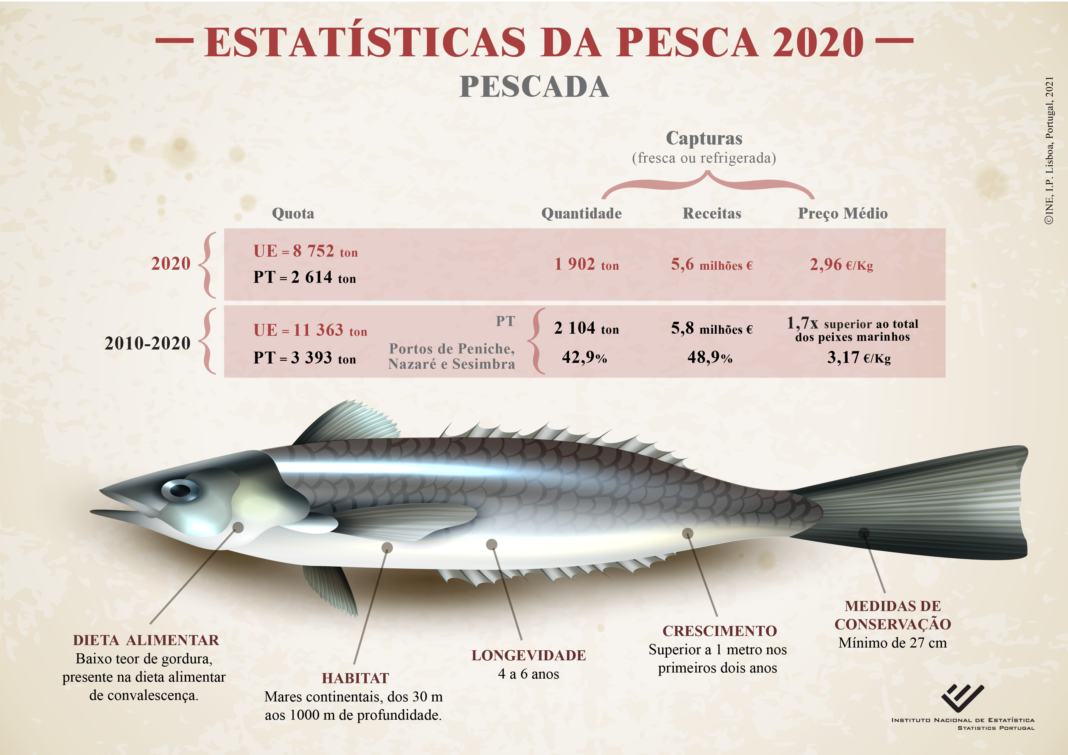 Estatísticas da Pesca 2020 - Pescada